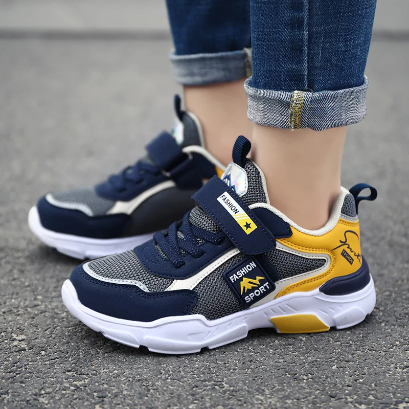 

FEBMOFL Kids Fashion Sneakers for Boys Shoes Breathable Sports Running Shoes Summer Lightweight Children Casual Walking Shoes
