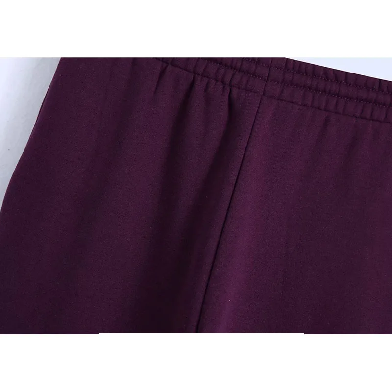 

Qeils Casual Women Chic Fashion Side Pockets Jogging Pants Vintage High Elastic Waist Drawstring Female Ankle Trousers Mujer