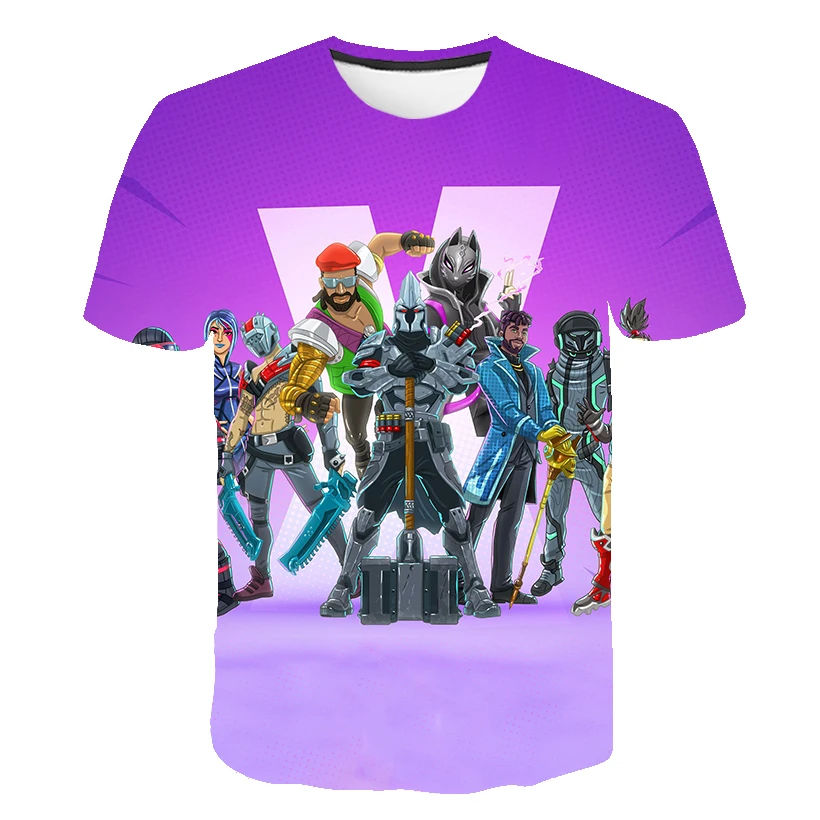 

Children's T-shirt Boy Robloxing Cartoon T shirt Print Children's T-shirt Girl's Harajuku 3D T-shirt Short Sleeve Summer T-shirt