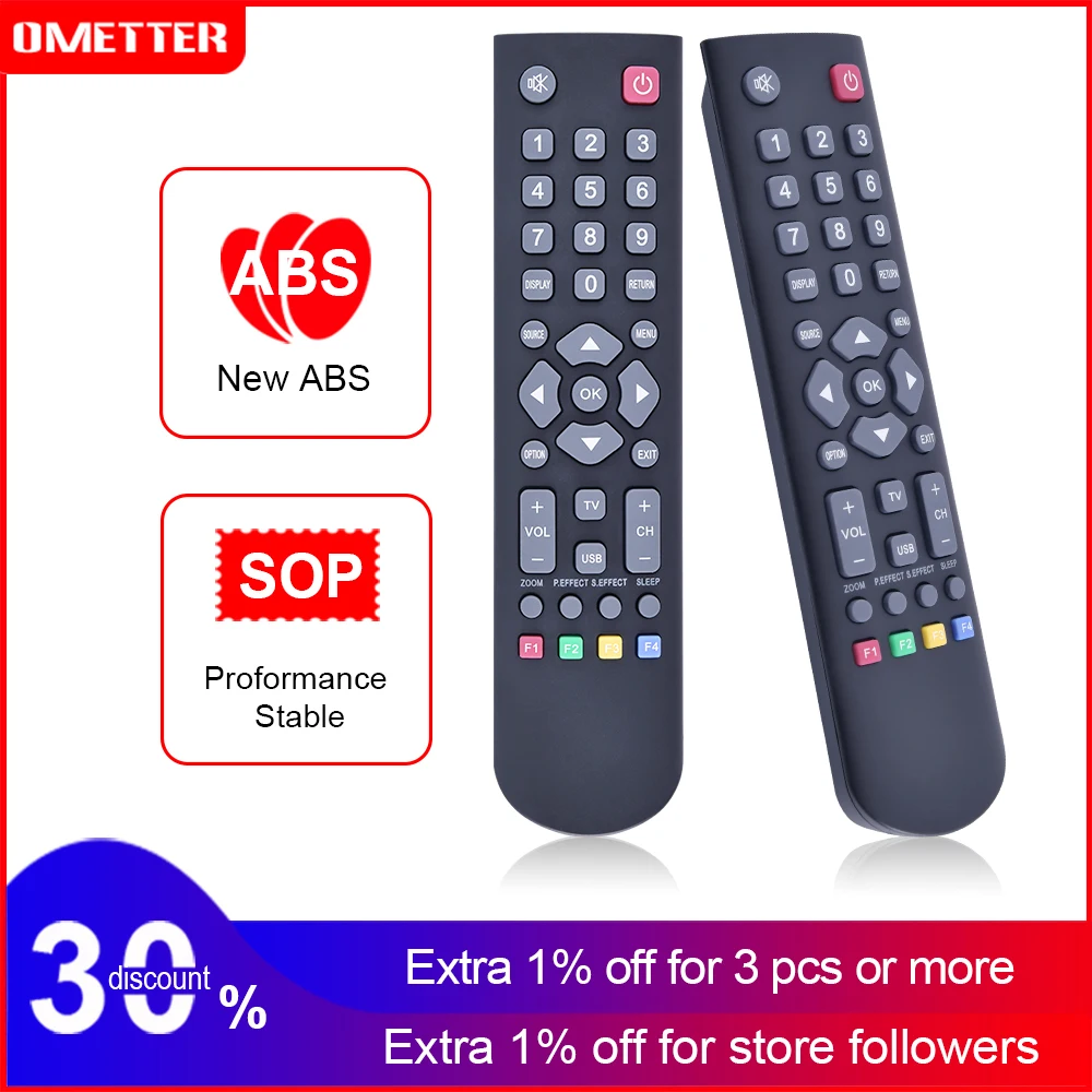 

RC2000C Replaced Remote Control Fit for TCL TV 32D100 LE39FHDE3010 32D2700 LE40FHDE3010 32B2800 RC200 3D RC2000C11 RC2000C02