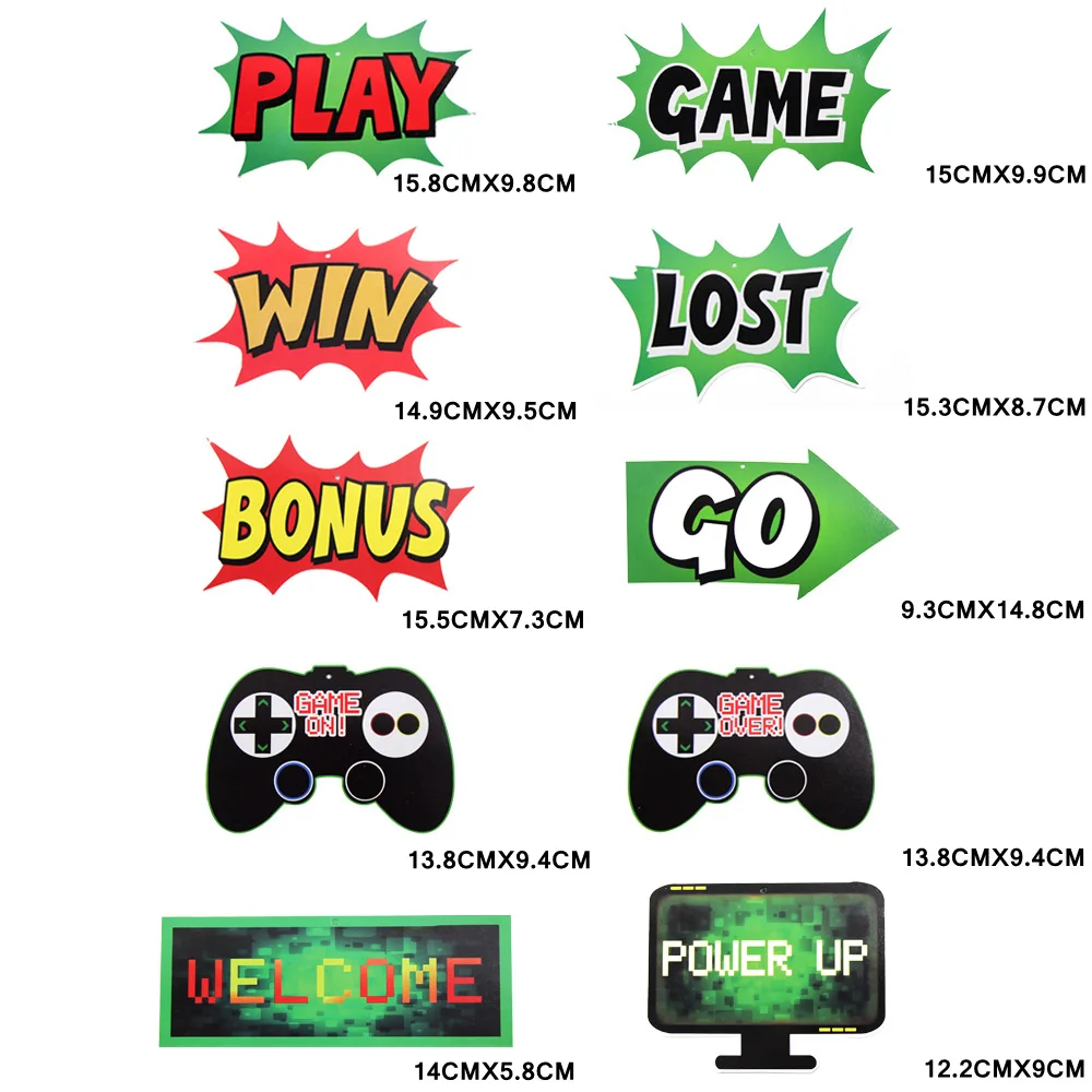 Принадлежности для видеоигр вечеринок игры орнамент Висячие вихревые украшения