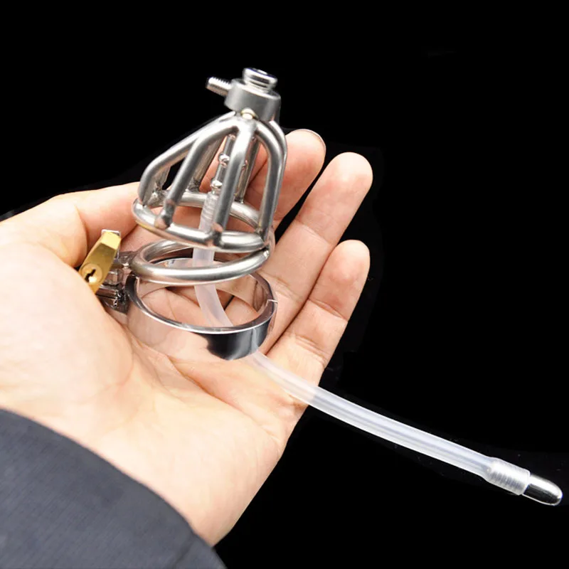 Длинный катетер уретральный из нержавеющей стали пояс целомудрия пенис замок