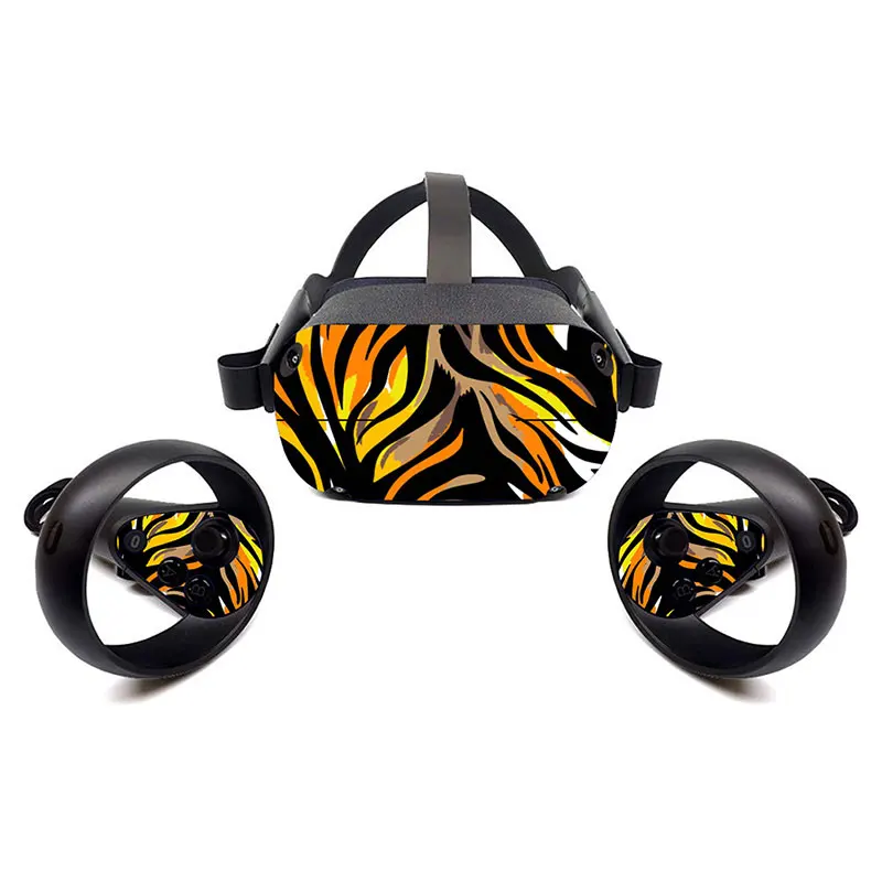 Чистый цвет дизайн для Oculus Quest VR-гарнитура Переводные картинки виртуальной