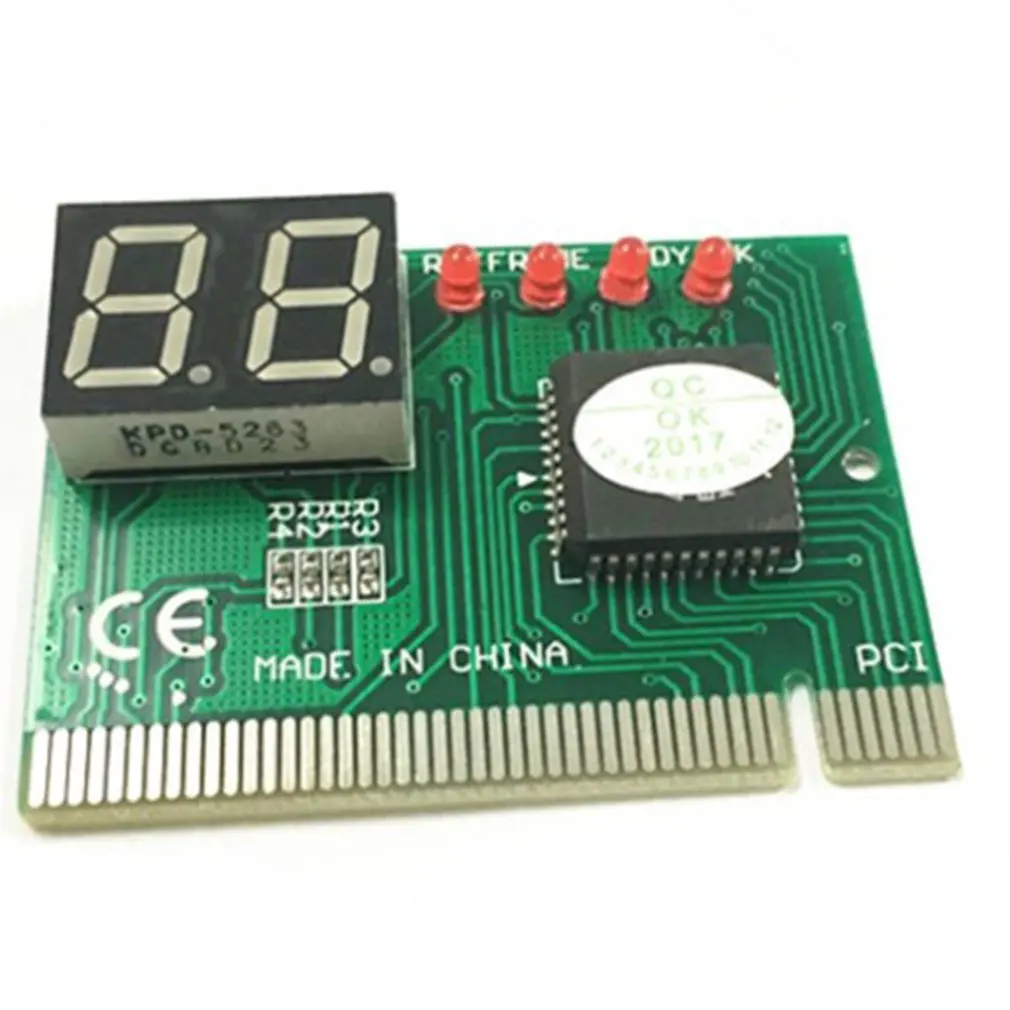 2 Digit PC Computer Mother Board Debug Post Card Analyzer PCI Motherboard Tester Diagnostics Display For Desktop | Компьютеры и офис
