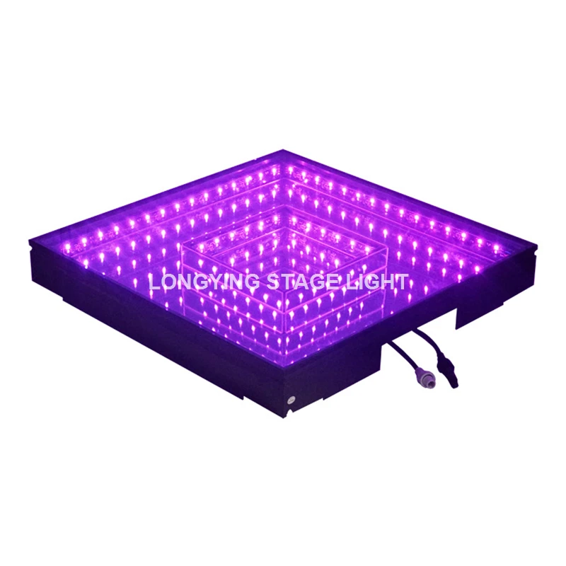 Новое поступление Свадебные танцы напольное зеркало 3d СВЕТОДИОДНЫЙ танцпол Led RGB 3d танцпол