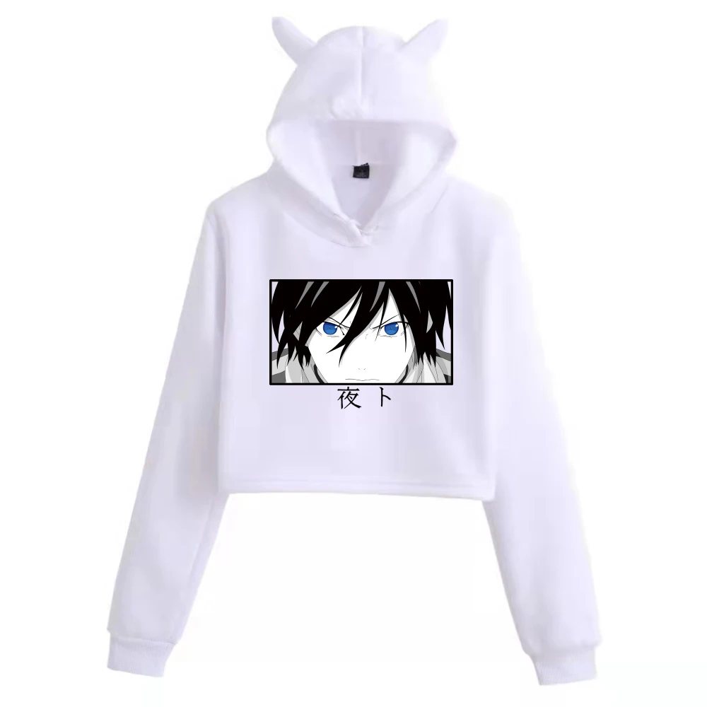

Anime Noragami Hoodie Fashion Pullovers Tops Cute Casual Loose Woman Sweatshirt