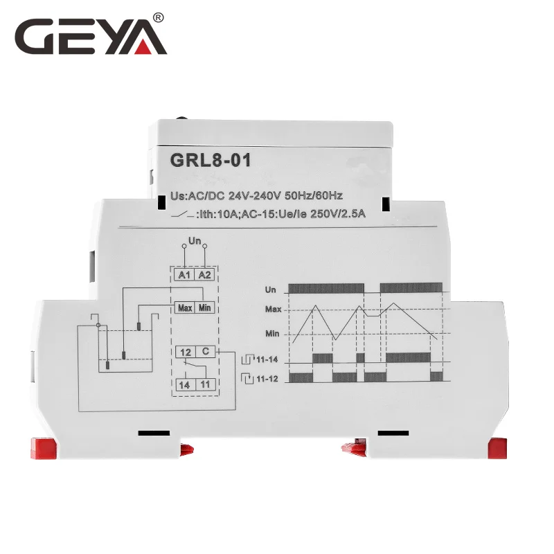 Реле уровня воды GEYA GRL8 10 А 24 в пост. Тока 220 В|Реле| |