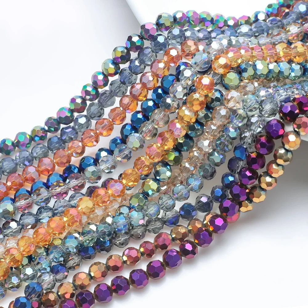 

2 3 4 6 8 10 12mm 32Facets Ball Czech Crystal Glass Round Spacer Beads For Jewelry Making Diy Accessories Wholesale In Bulk