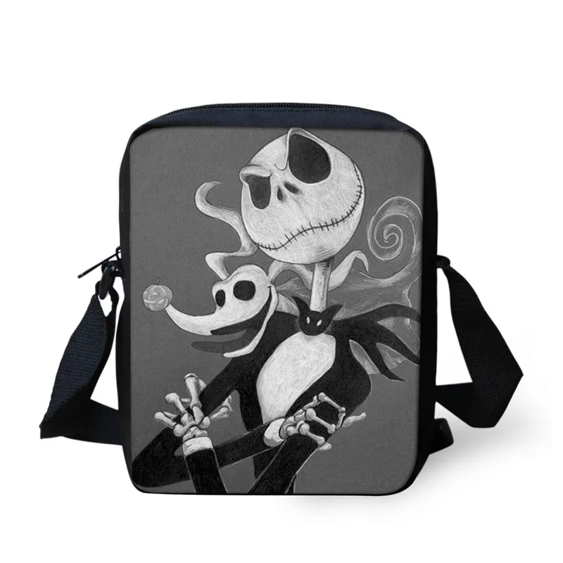 FORUDESIGNS/сумка-мессенджер с принтом Jack Skellington, Кошмар перед Рождеством, сумки через плечо, женская сумка, сумки на плечо, набор - Цвет: QE149E