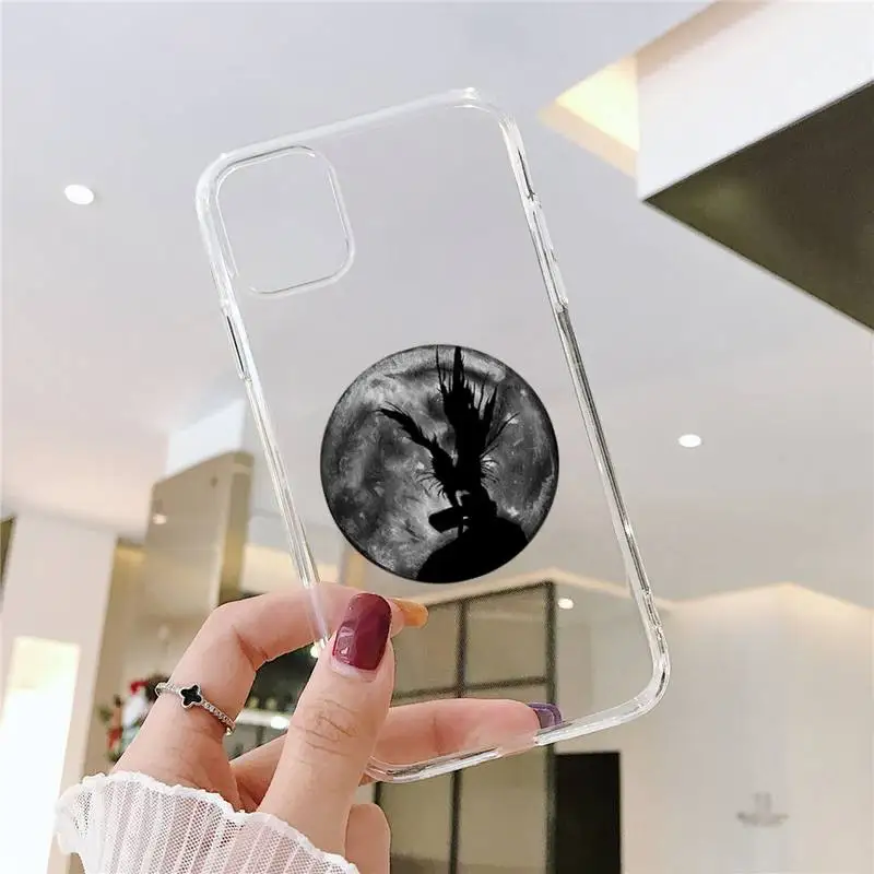 

rem and misa death note Phone Case Transparent for iPhone 11 12 mini pro XS MAX 8 7 6 6S Plus X 5S SE 2020 XR