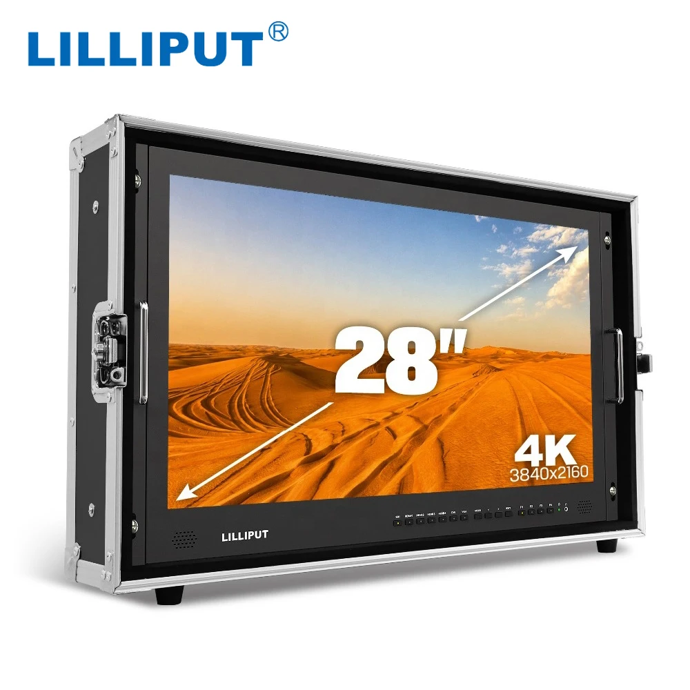 

LILLIPUT BM280-4K 28 Inch 3840*2160 Broadcast Monitor 3G SDI 4K Ultra HD Monitor SDI HDMI TALLY Director Monitor