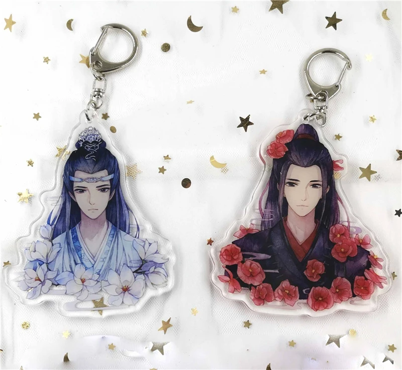 Grandmaster of Demonic Cultivation Lan Wangji Wei Wuxian Печатный кулон брелок значок брошь булавка для