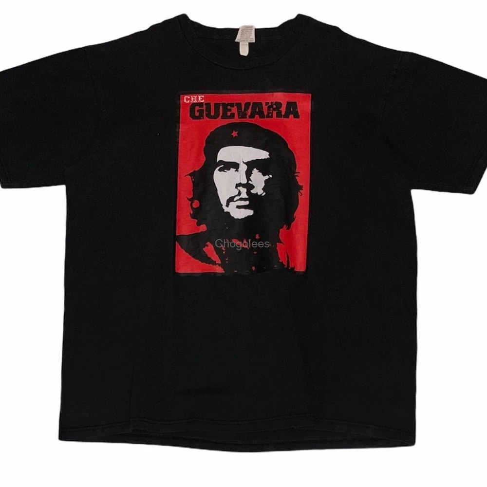 Фото Редкий дизайн Винтажная футболка с голенищем Rage Against The Machine Che Guevara 1990s | Мужская