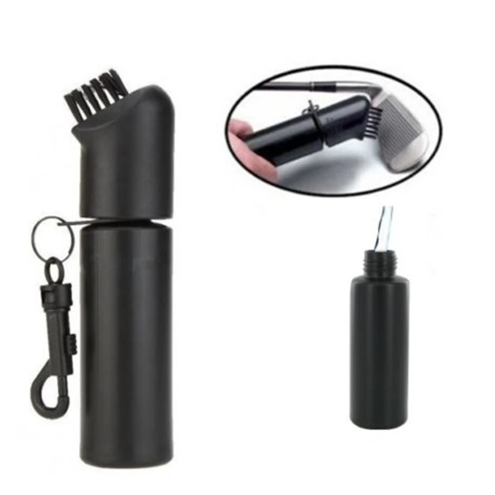 

New Golf Club Scrub Wet Cleaning Brush Golf Iron Ball Cleaning Brush Golf Cleaner with Water Bottle Golf Equipment 1PC