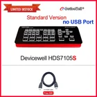 Коммутатор DeviceWell HDS7105s, 4 + 1 DP входы, HD 13K, многоэкранный, для Youtube, управление потоковой трансляцией