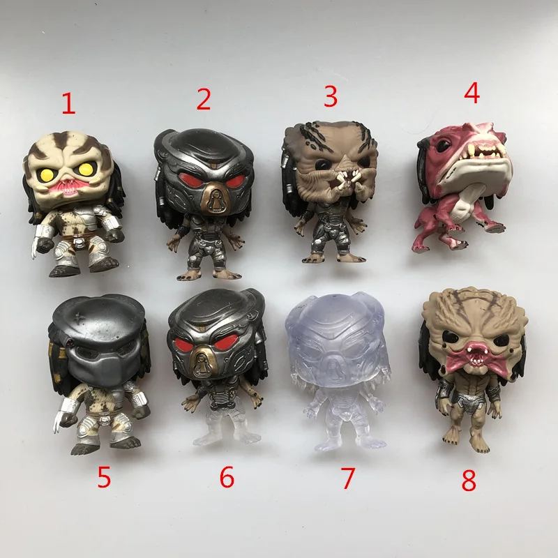 

Original Secondhand Predator - Masked Invisible Fugitive Dog Vinyl Action Figure Collectible Model Loose Toy No Box