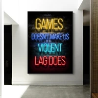 eat sleep game repeat gaming wall art poster gamer canvas painting poster prints for kids boys room decorative picture playroom
