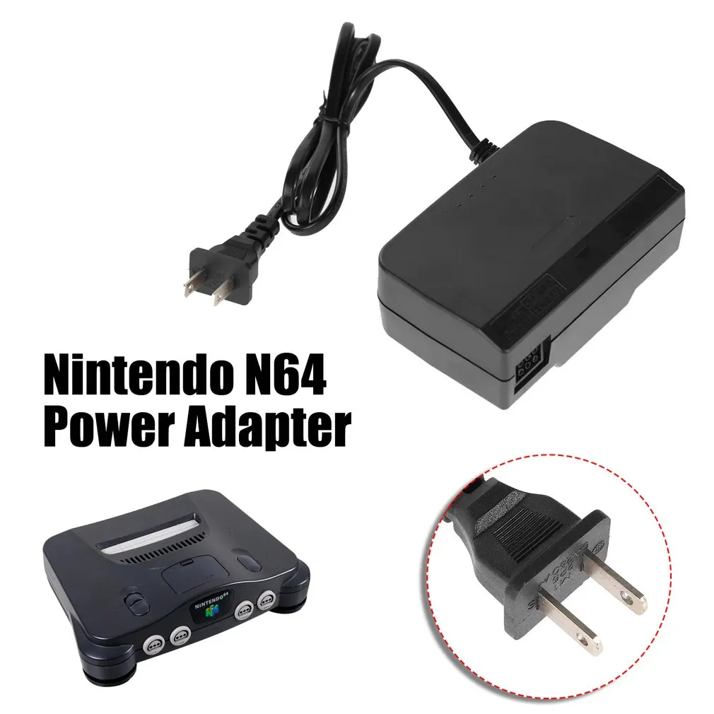Адаптер переменного тока шнур питания зарядное устройство кабель для Nintendo NES N64