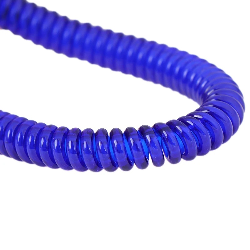 

2PCs Anti-lost Phone Keychain Hot Retractable Plastic Spring Elastic Rope Security Gear Tool For Airsoft Outdoor Hiking Camping