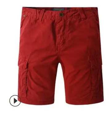 

Free Shipping2019 Summer men's casual pants men's short overalls full cotton multicolor