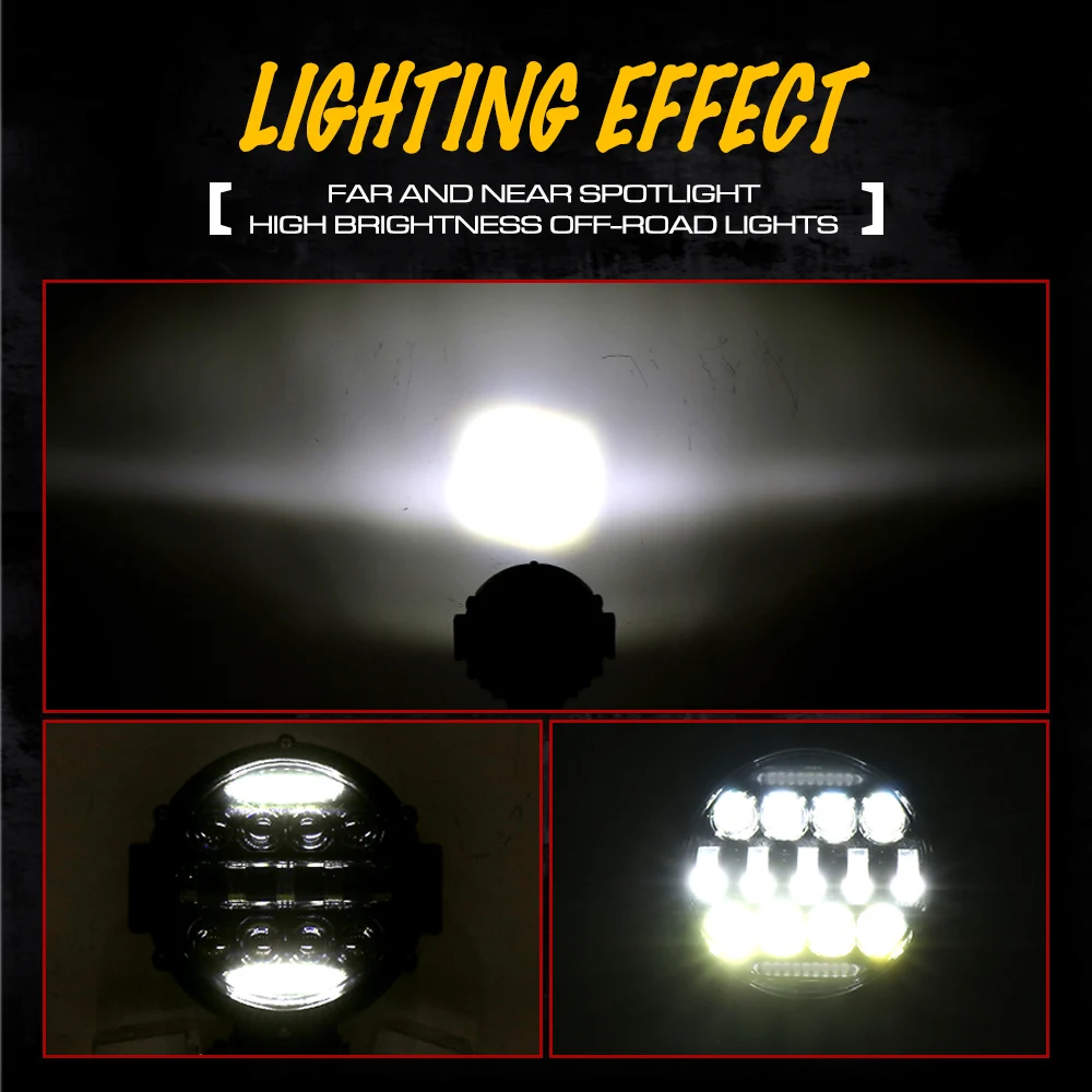 36 Вт круглый 12 В светодиодный светильник для вождения 4x4 внедорожный Грузовик