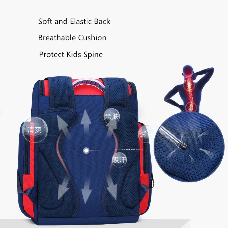 Школьные рюкзаки для мальчиков и девочек OKKID водонепроницаемый синий школьный