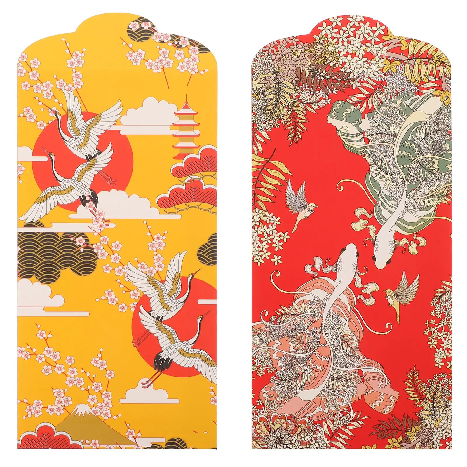 20 шт Новый год красные конверты японский хорошие деньги на удачу пакеты подарок