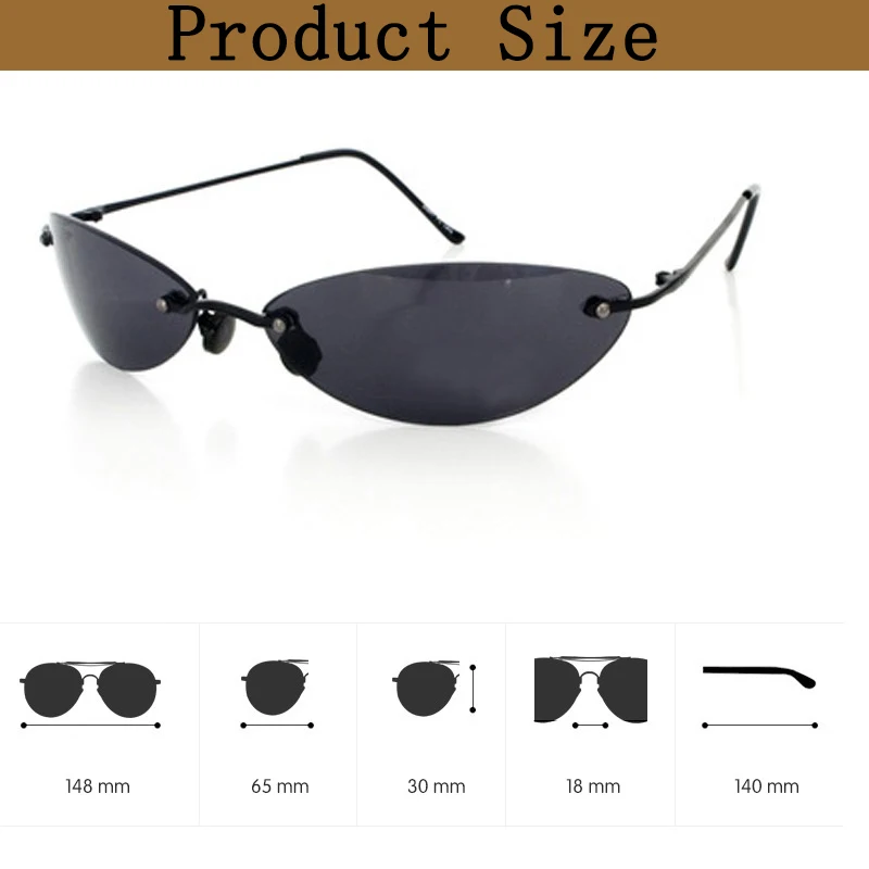 Очки солнцезащитные мужские без оправы ультралегкие Поляризационные солнечные