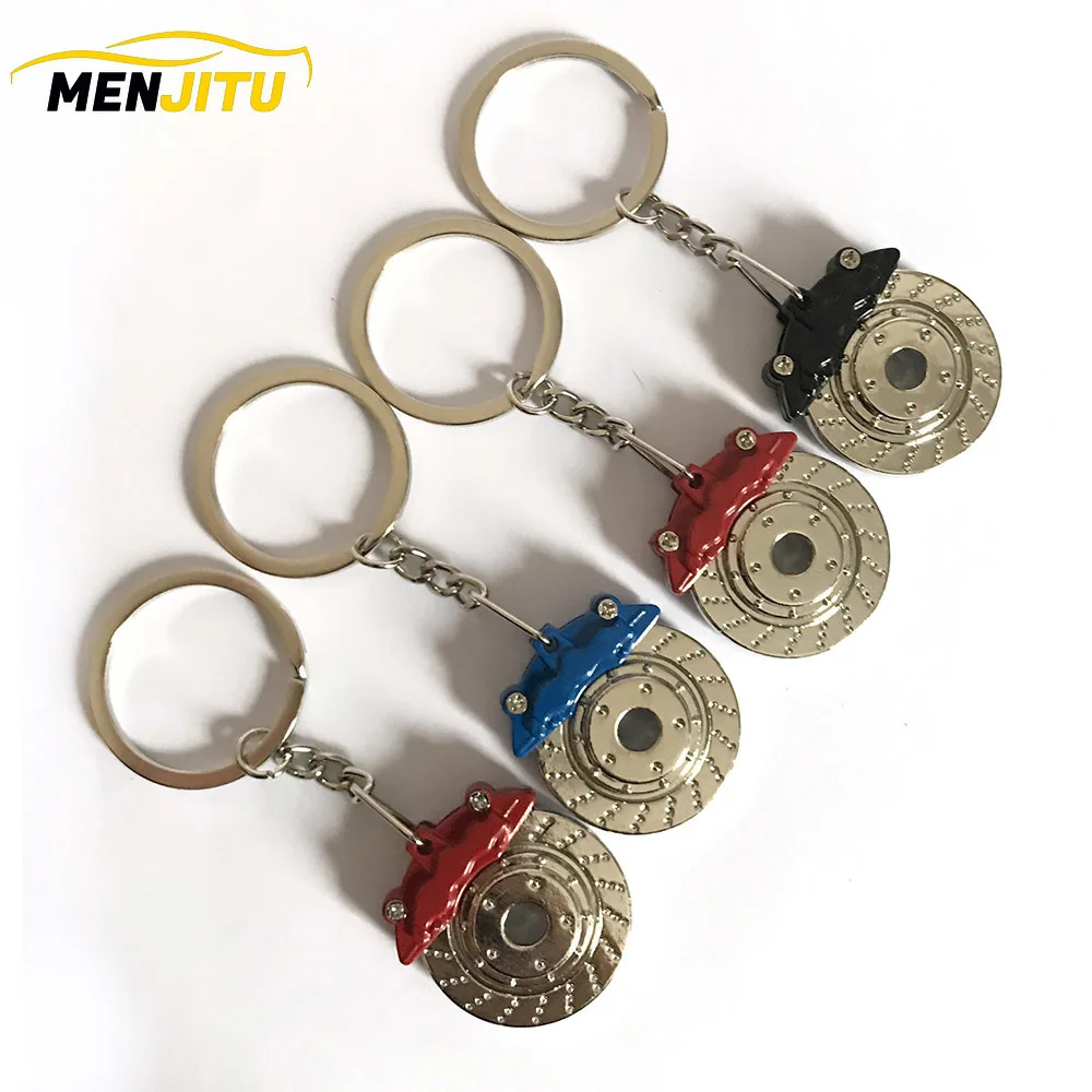 Брелок на колесо с черным ободом автомобильное Nos Turbo брелок металлическое кольцо