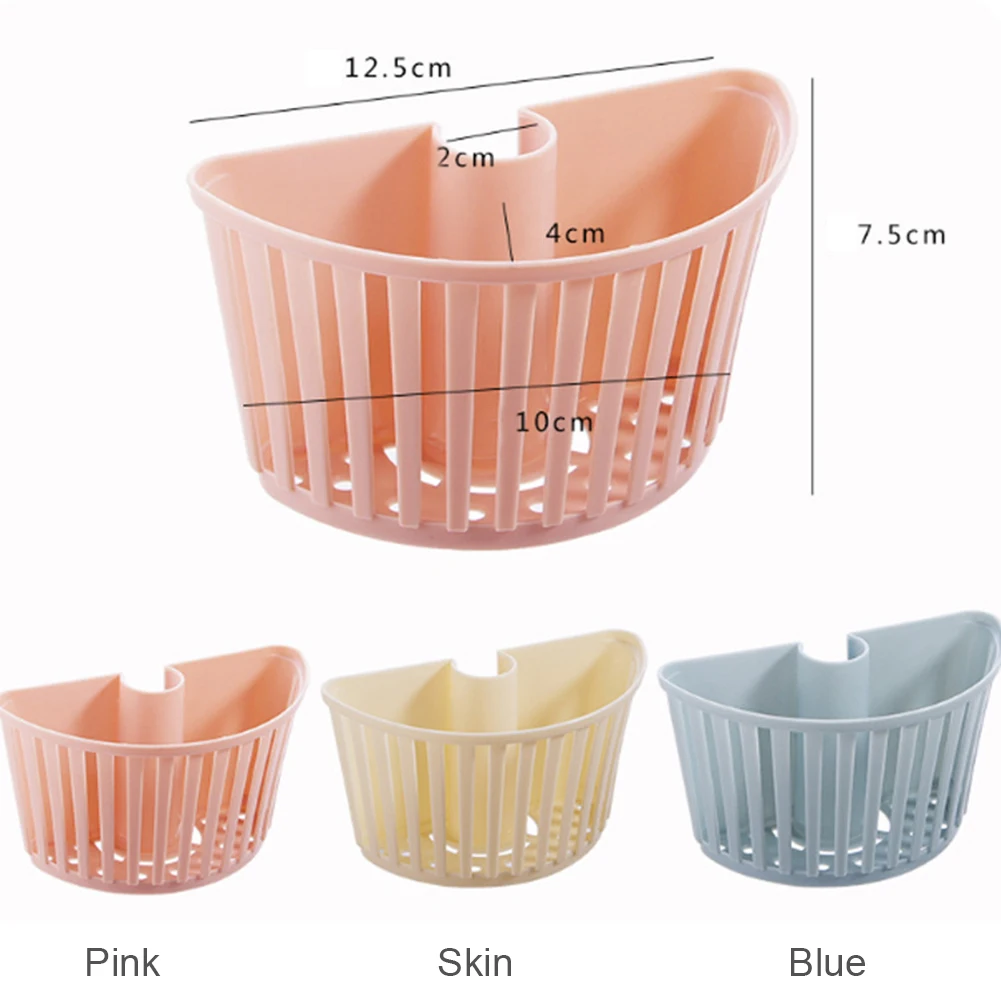 

Kitchen Plastic Drain Rack Small Easy To Operate Trash Rack Sink Hanging Basket Store For Home Kitchenware Gadgets Tools