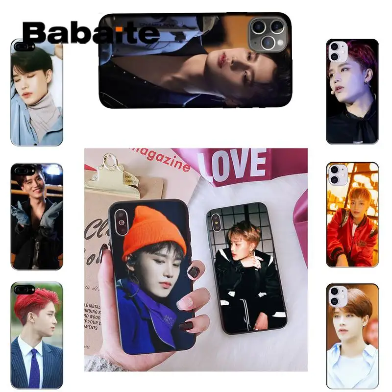 Babaite NCT taeil черный чехол для мобильного телефона Айфона iPhone 8 7 6 6S Plus X XS Макс 5 5S SE XR 11