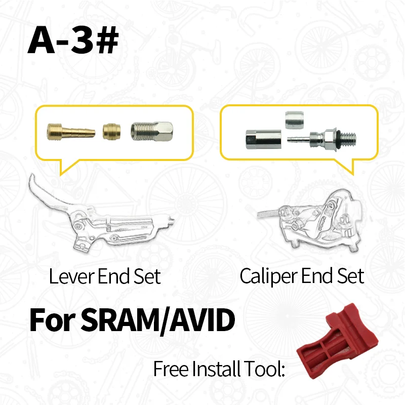 Велосипедный Гидравлический тормозной шланг и игла соединитель для оливок