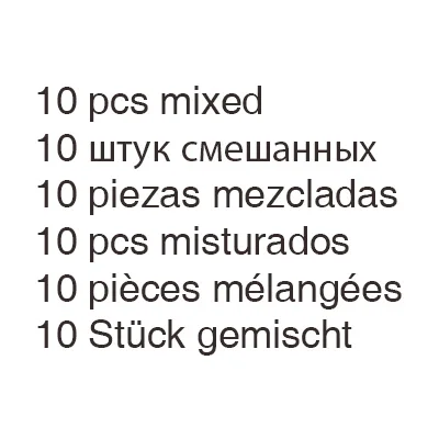 10 pcs mixed Nicro 3,6 м гирлянда день рождения гирлянды Свадебная вечеринка украшение бумага в виде клевера Пасхальный день рождения занавес Свадьба Помолвка дом Бантинг#от89 - Цвет: 10 pcs mixed