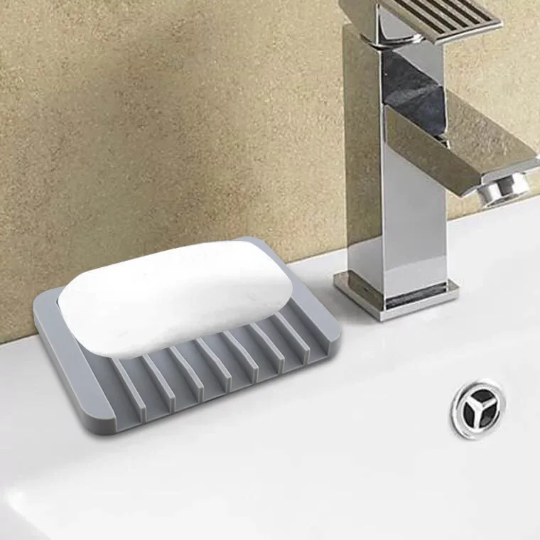 2 шт. чехол для хранения мыла подставка держатель посуды силиконовая резина