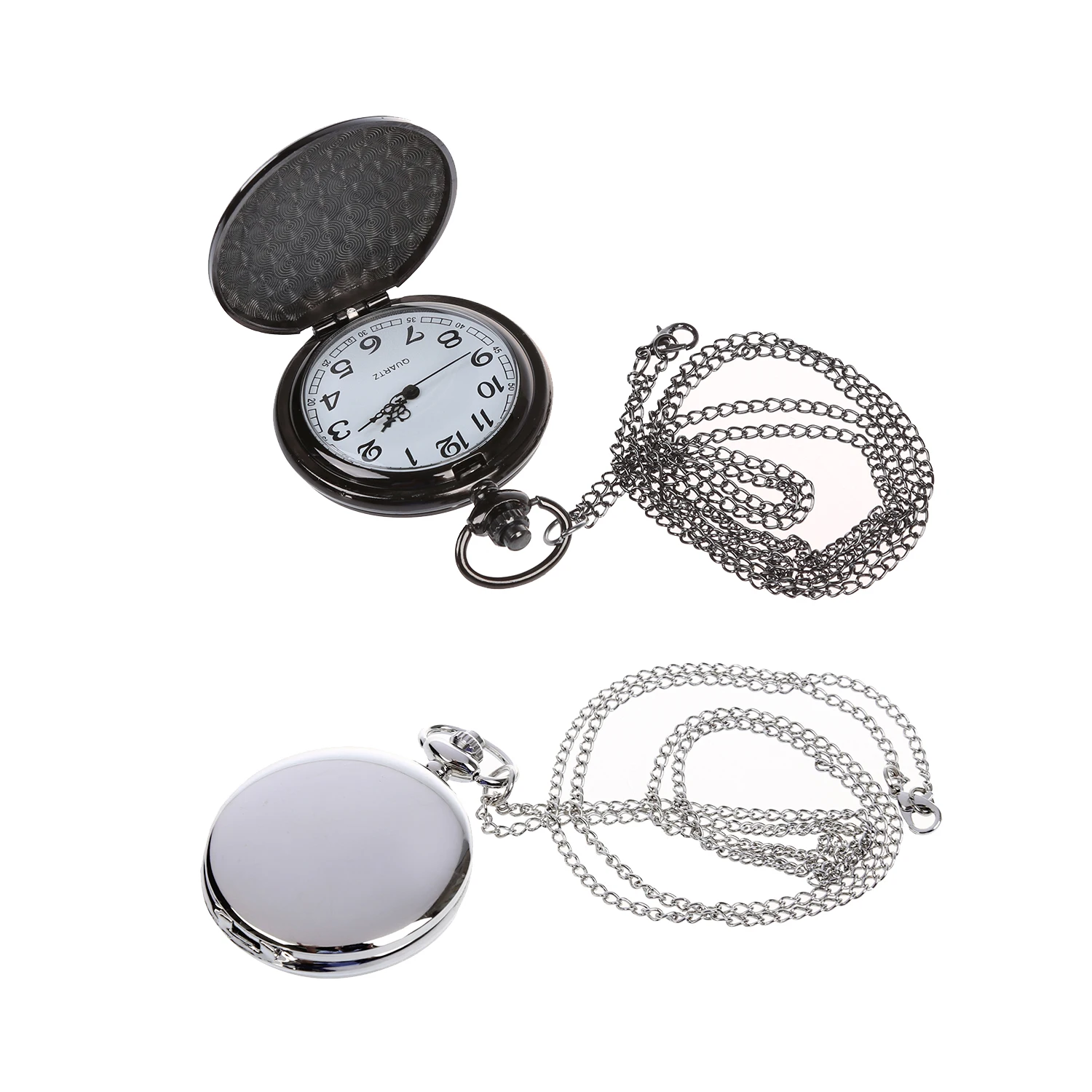 

Unique Vintage Mens Lady Analog Pocket Watch Necklace Pendant Chain Cute Gift