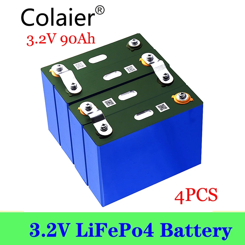 Аккумулятор Colaier литий-железо-фосфатный для лодки 3 2 В 90 Ач 4 шт. | Электроника