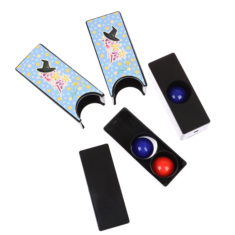 Коробка превращающая красный шар в синий мяч (случайный цвет) волшебные Трюки