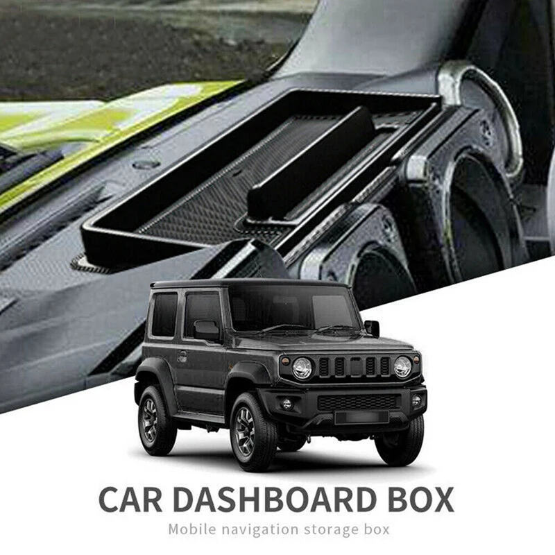 Черный ящик для хранения внутренней панели автомобиля подходит Suzuki Jimny 2019 с