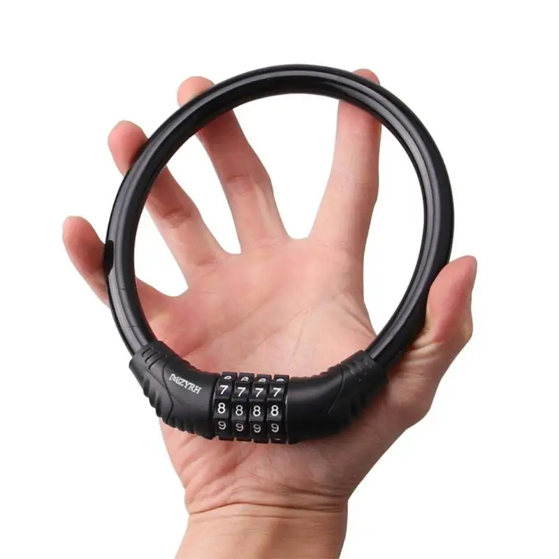 Велосипедный кодовый замок кабель замки для велосипеда Heavy Duty Комбинации цепи 4 с