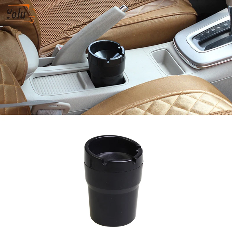 

Мини-пепельница для автомобиля, портативная пепельница, стаканчик для сигарет, автомобильное ведро, подставка-пепельница для курения, чехо...