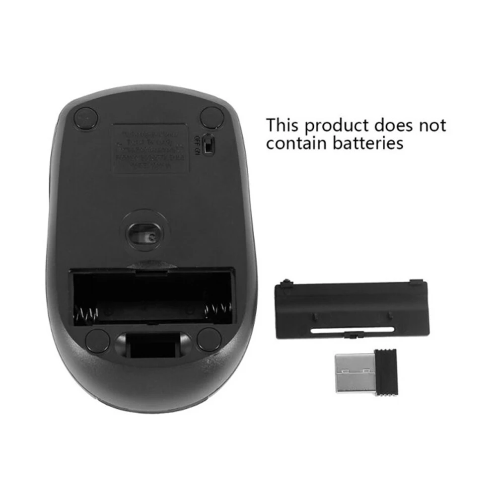Беспроводная мышь с USB-приемником 2 4 ГГц 6 клавиш 1200DPI | Компьютеры и офис