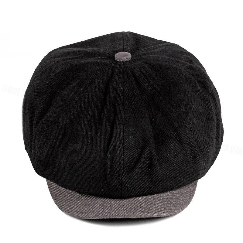 1920s Vintage Gatsby Beret Newsboy Cap for Women Spring Summer Winter Visor Hat 55-59 cm