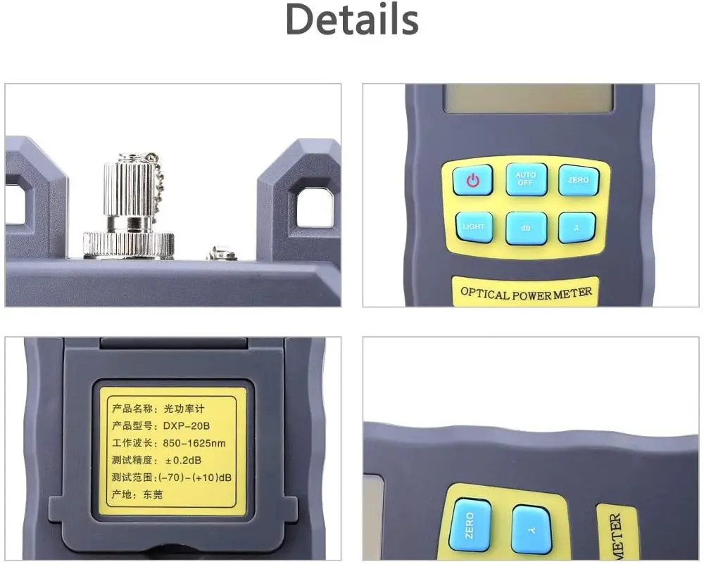 Fiber Tool Small Bag with Optical Power Fiber Meter and Plastic Visual Fault Locator with 2.5mm Universal Connector Fiber Optic
