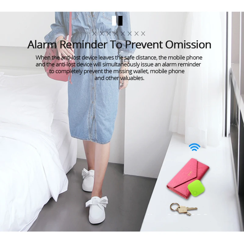 Mini Smart GPS Tracker Bluetooth-Compatible Anti-Lost Alarm Devices Two Ways Search Wireless Finder Locator For Kids Pet Dog Cat |