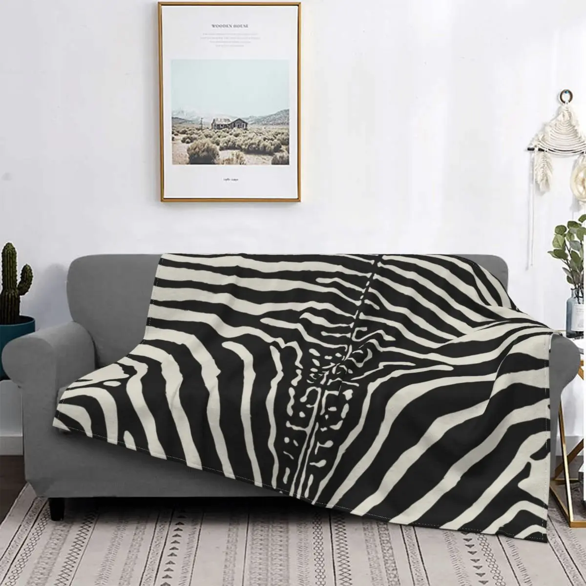 

Мягкое Фланелевое Флисовое одеяло с принтом в полоску зебры