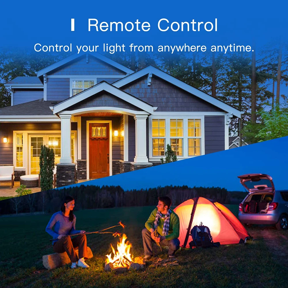 

Hot Smart Wireless WiFi Light Bulb 5W-20W Led Lamp E27 B22 RGB Night Light Bulb Smart Life APP Work with Alexa Google Assistant