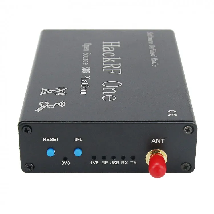 Verkauf 1MHz-6GHz HackRF Eine SDR Open Source Board + Aluminium Legierung Shell + Hohe Präzision Kristall Oszillator