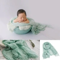 newborn baby wrinkle perspective wrap photography propsbaby linen scarf for newborn photography props
