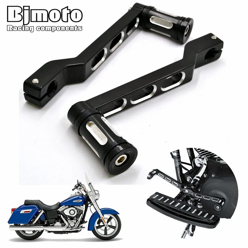 

BJMOTO для туризма Softail Road Glide CNC алюминиевая мотоциклетная Регулируемая педаль переключения Рычаг и тормоз рычаг переключения