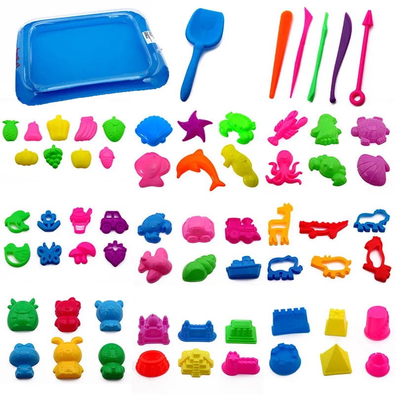 2021 Magic Sand Model Clay Tools Diy Indoor Plasticine Castle Mold Building Dynamic Soft For Educational Toys | Игрушки и хобби
